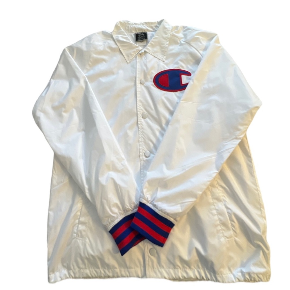 Champion White Polo Sweater